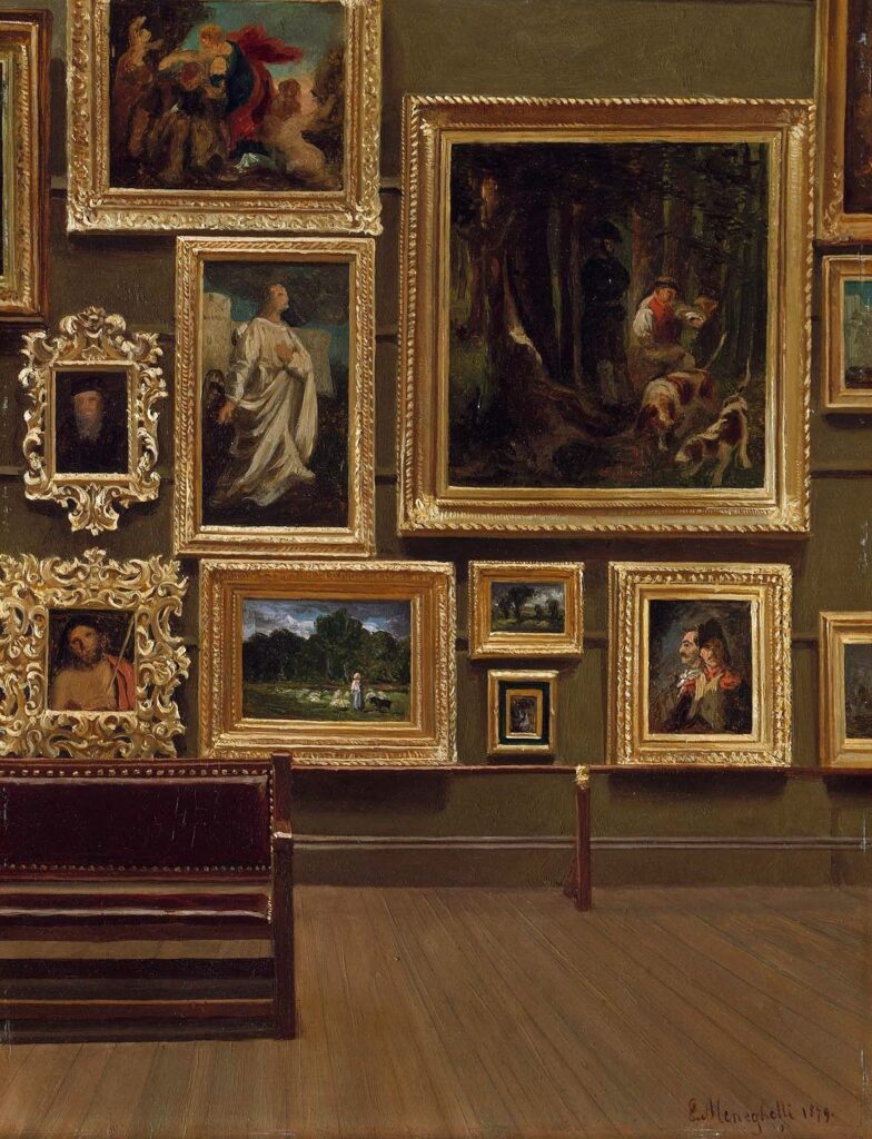 your art displayed in a museum