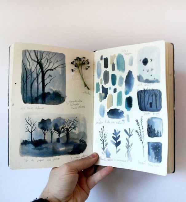 Creative ways to use a sketchbook