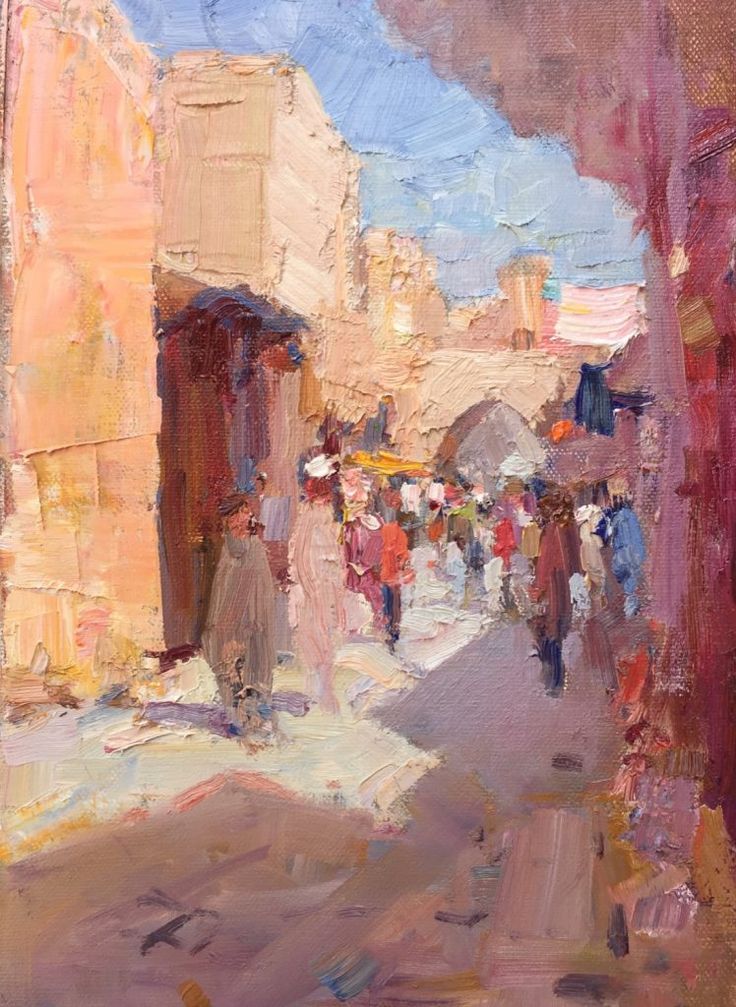 Colors of Morocco in art